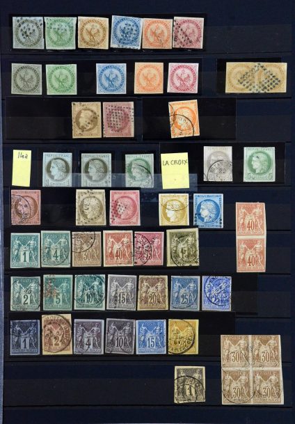 36290 Franse koloniën klassieke toppers 1859-1900. - Afbeelding 1