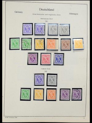 36303 Duitse Zones en lokaal 1945-1948.