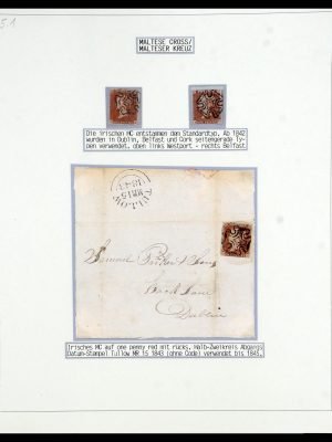 36345 Engeland gebrukt in Ierland 1840-1902.