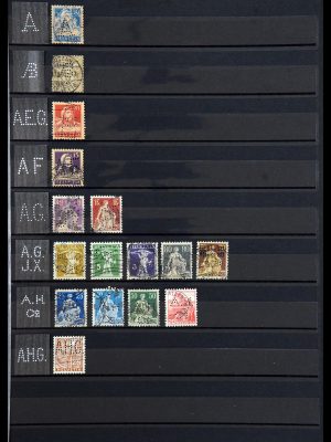 36372 Zwitserland perfins 1880-1960.