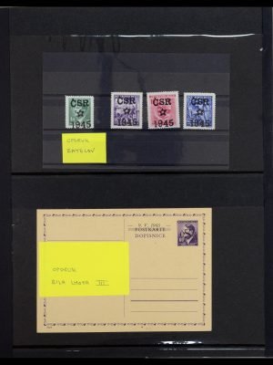 36419 Tsjechoslowakije lokaalzegels 1945-1948.