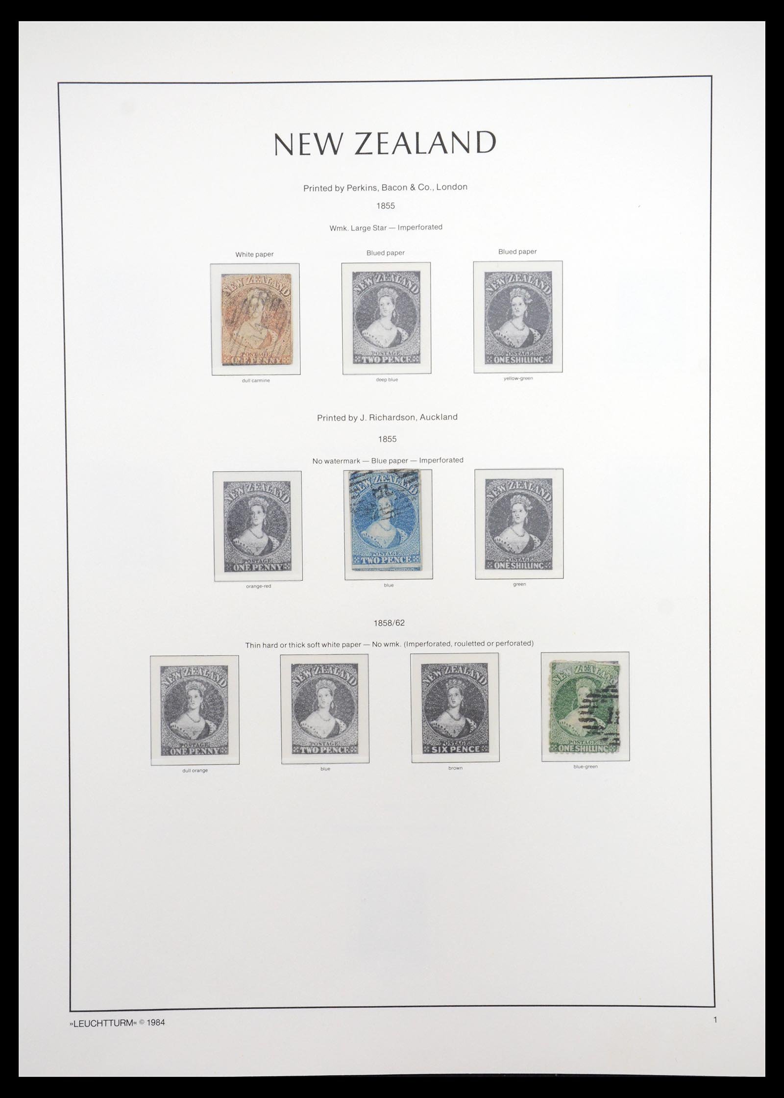 36478 001 36478 Nieuw Zeeland 1855-2009. - Afbeelding 1