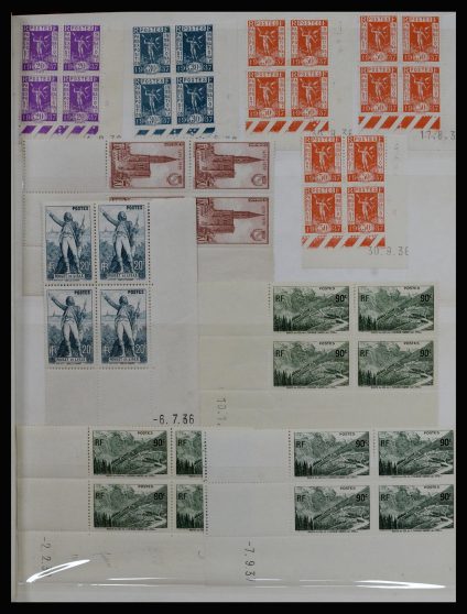 36685 Frankrijk coins datés 1926-1990. - Afbeelding 1