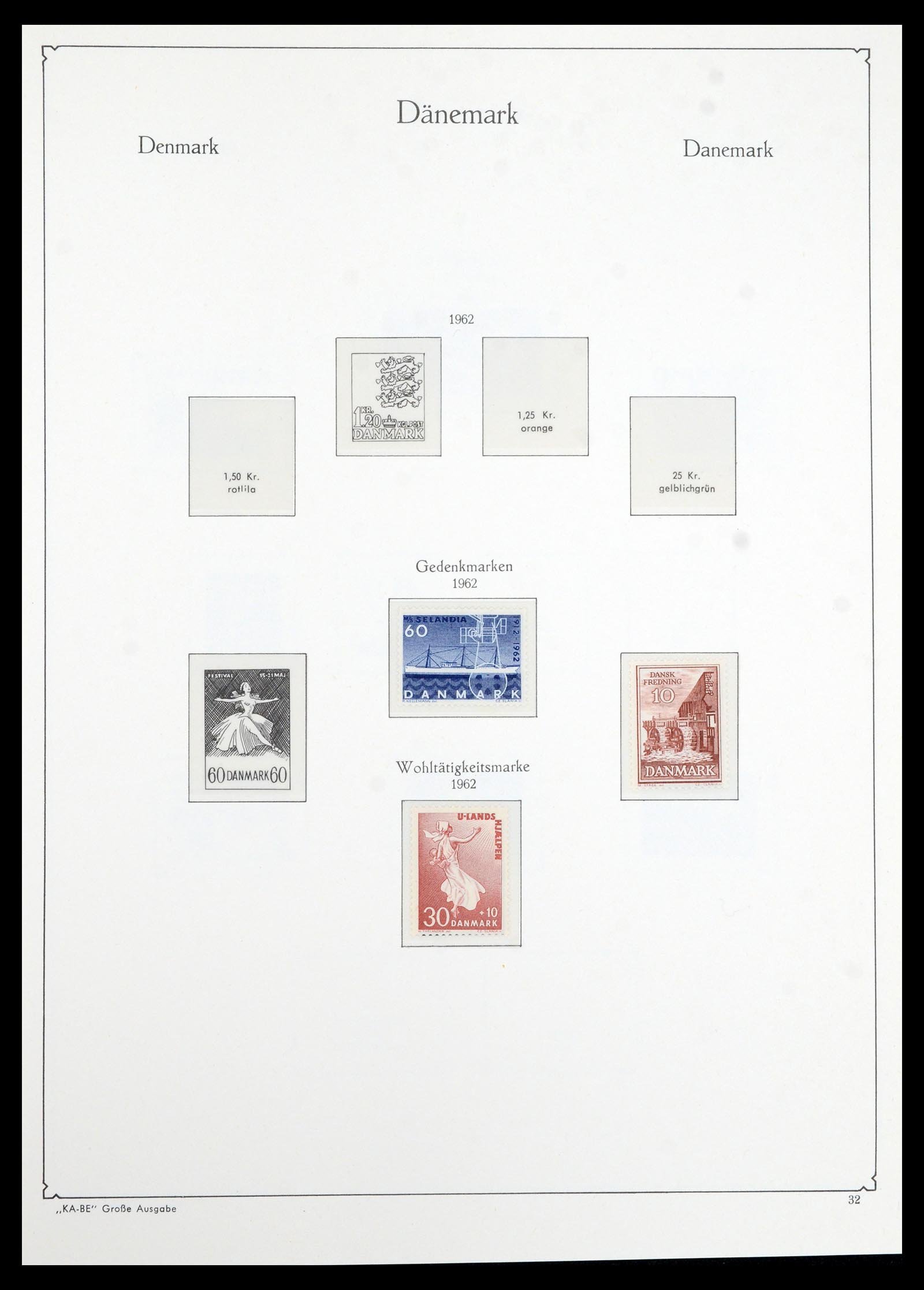 36689 001 36689 Denemarken 1960-2005. - Afbeelding 1
