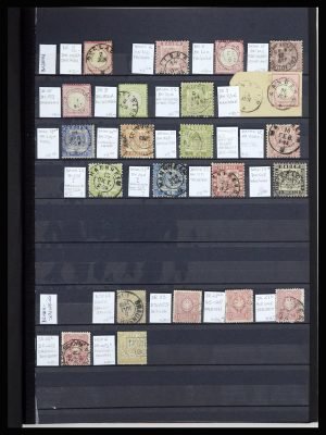 36857 Duitsland stempels 1860-1880.