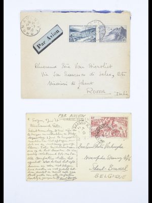 36894 Frankrik en koloniën brieven 1885-1950.