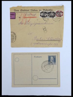 36522 Duitsland brieven en postwaardestukken 1900-1945.