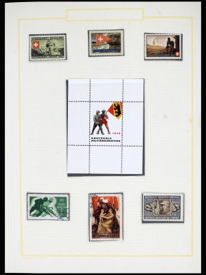 36761 Zwitserland soldatenzegels 1939-1945.