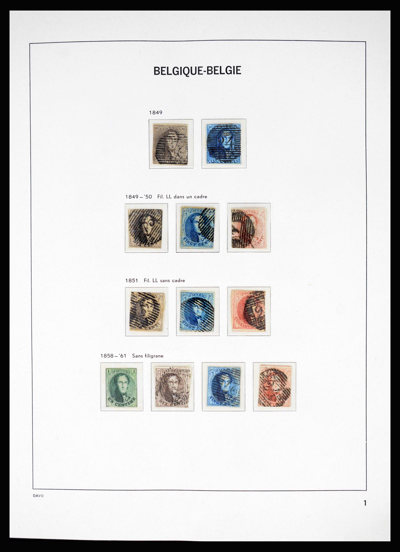 36836 001 36836 België 1849-1980. - Afbeelding 1