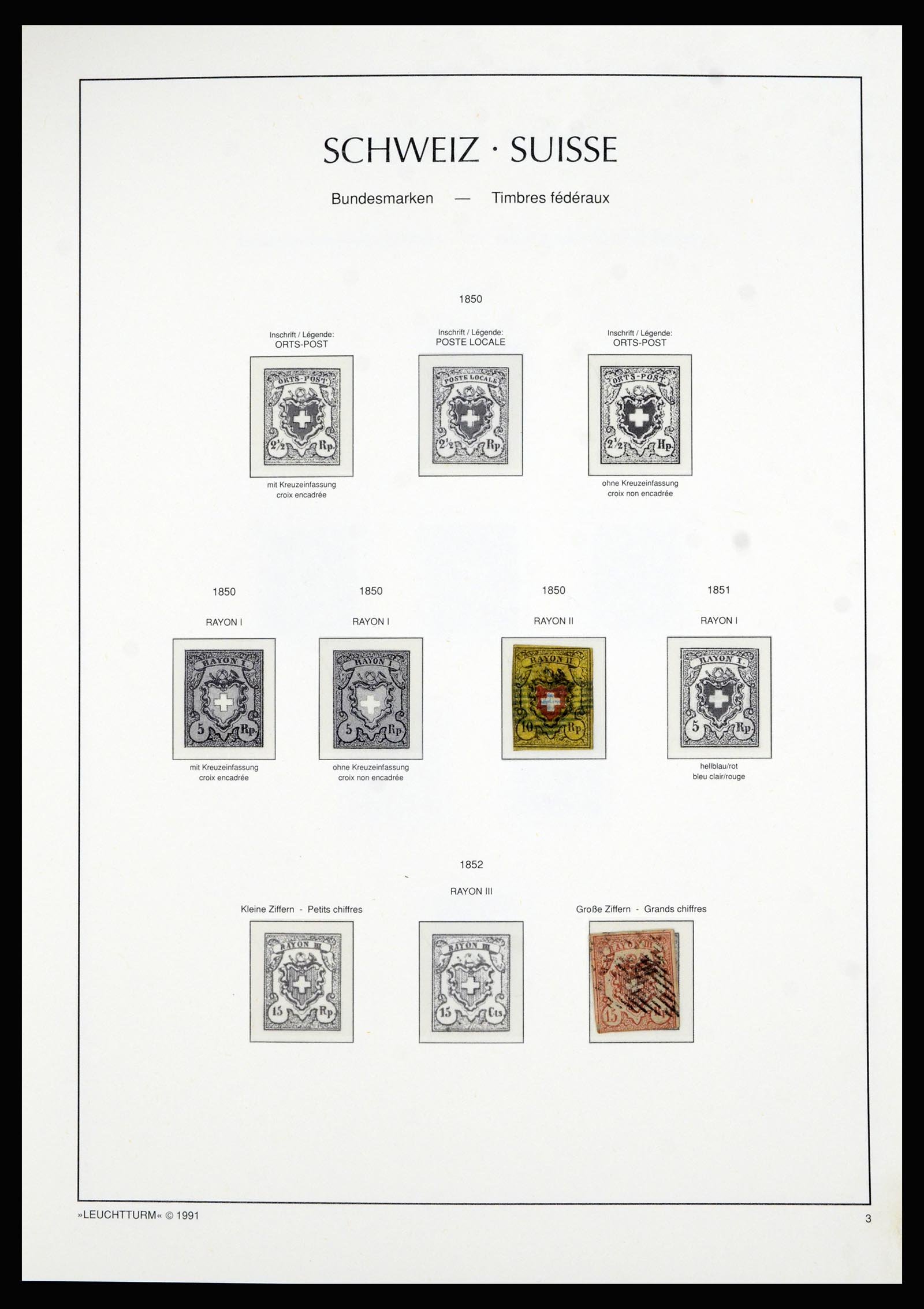 36967 001 36967 Zwitserland 1850-1959. - Afbeelding 1
