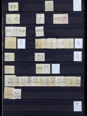 37053 Engelse koloniën perfins 1880-1980.