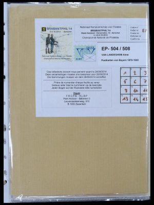 37097 Beieren postwaardestukken 1870-1920.
