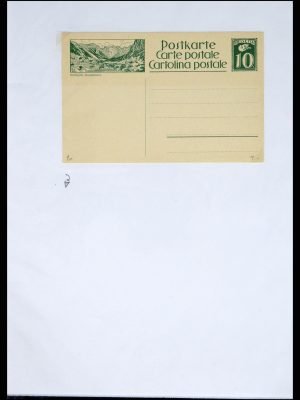 37403 Zwitserland postwaardestukken 1900-1960.