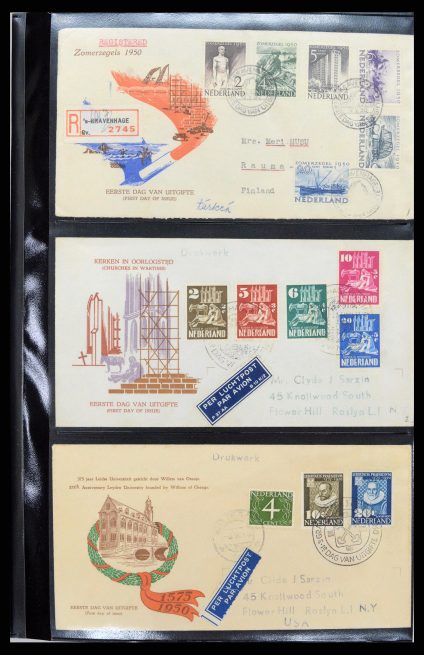 37484 Nederland FDC's 1950-1976. - Afbeelding 1