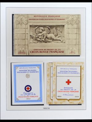 37542 Frankrijk postzegelboekjes 1952-2004.