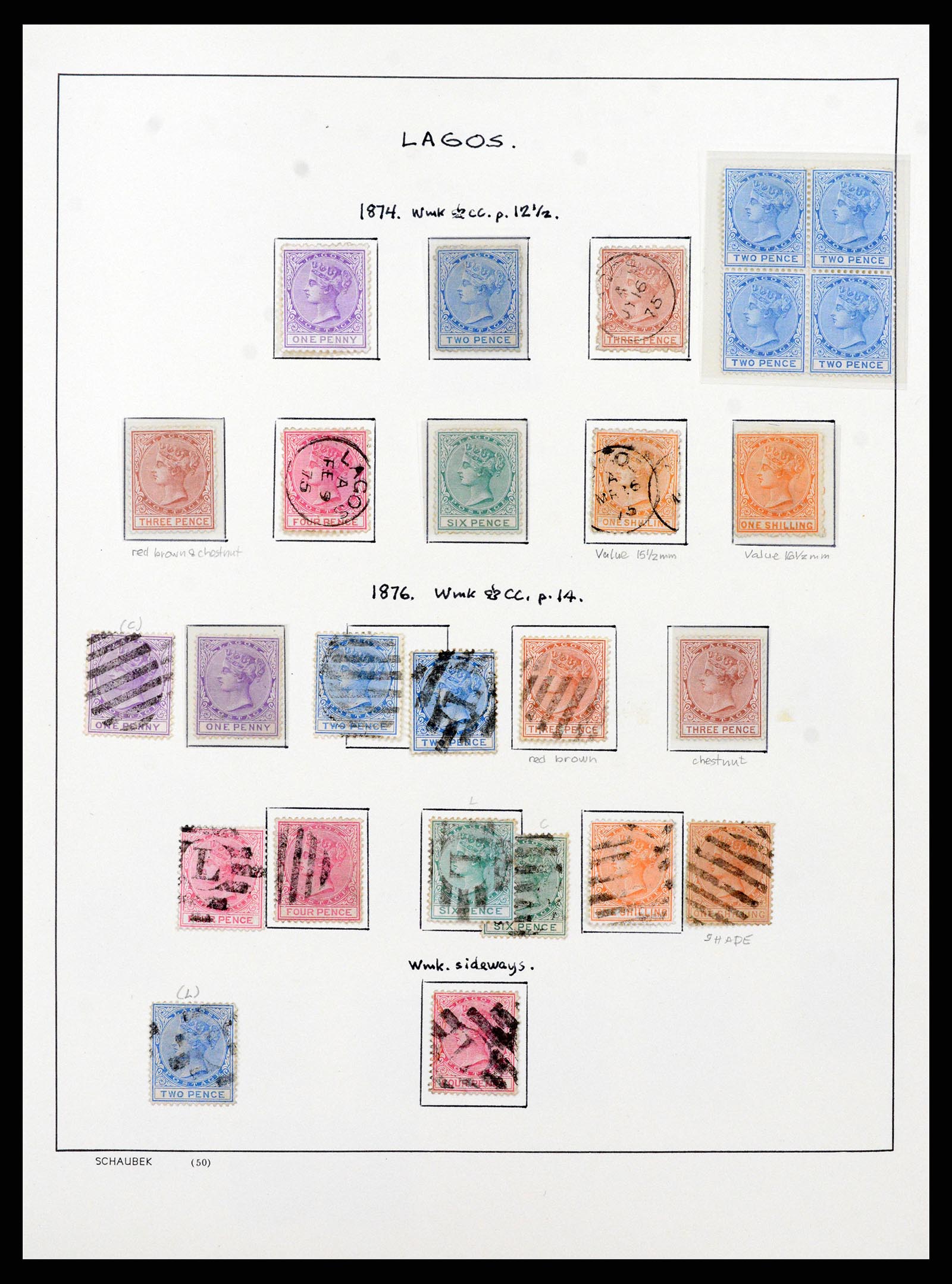 37940 011 37940 Superverzameling Nigeria 1874-1919. - Afbeelding 1