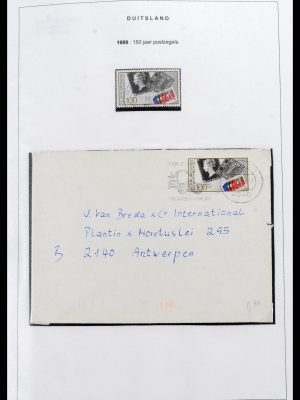 38014 Motief postzegel op postzegel 1940-2017!