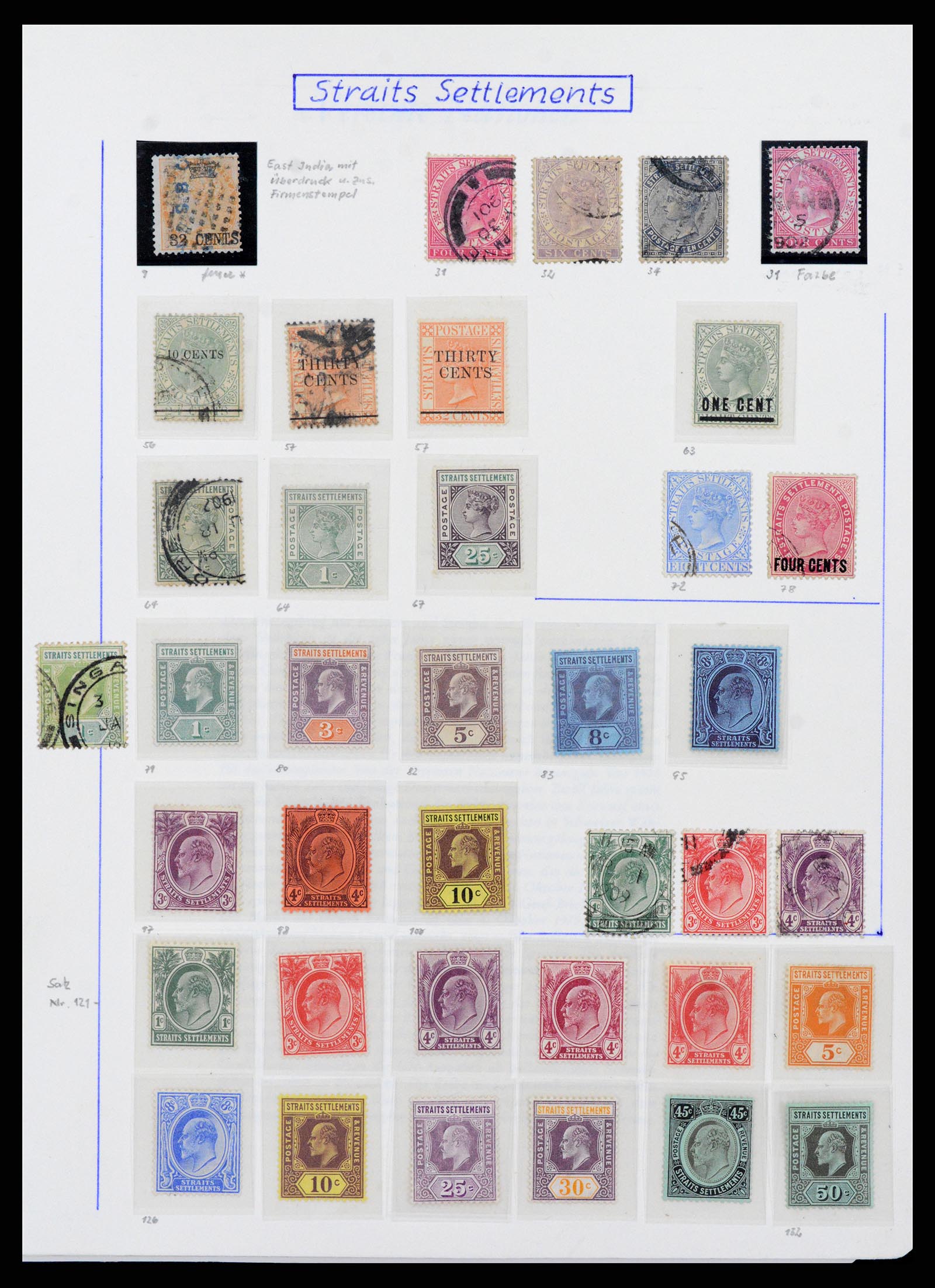 38231 0001 38231 Maleisische Staten 1867-1937. - Afbeelding 1