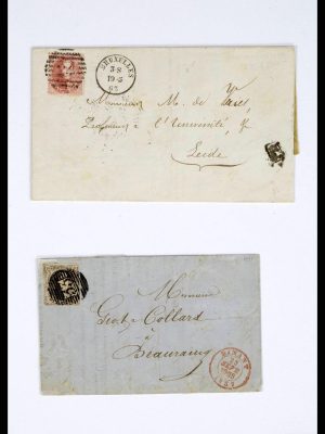 38228 België brieven 1855-1864.