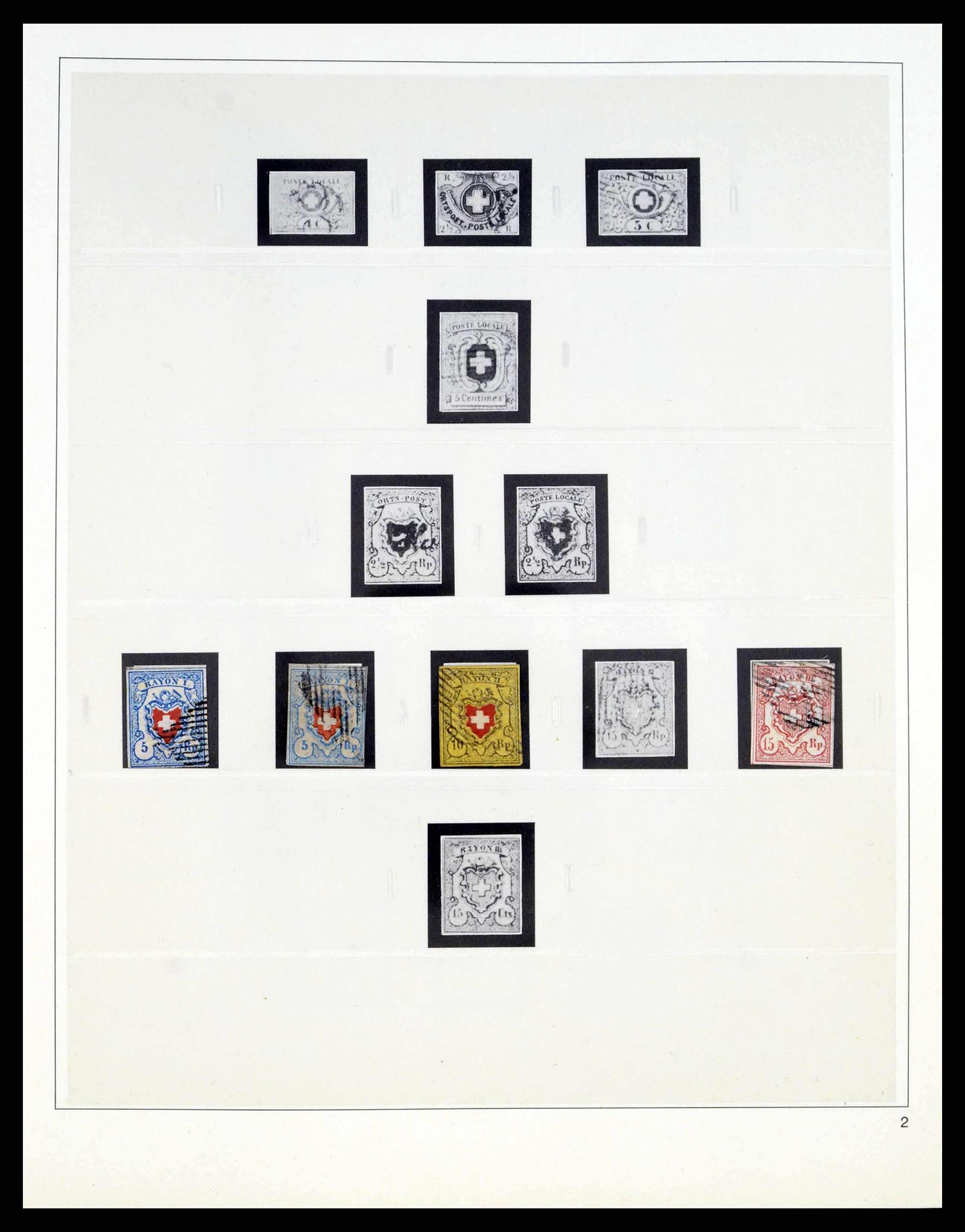 38331 0001 38331 Zwitserland 1850-1989. - Afbeelding 1