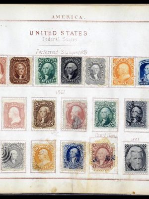 38350 Wereld klassieke collectie 1840-1867!!