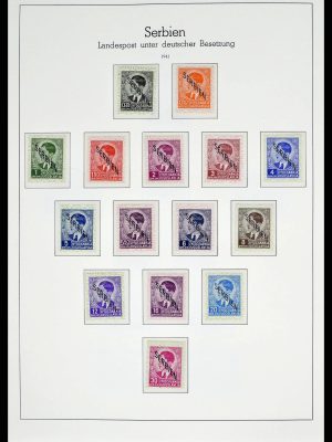 38398 Duitse bezetting Servië compleet 1941-1943.