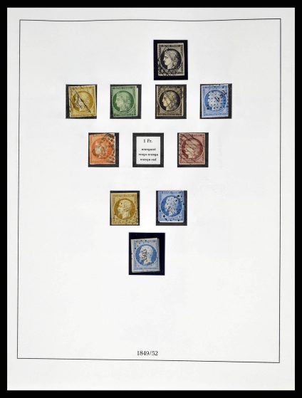 38520 Frankrijk 1849-1973. - Afbeelding 1