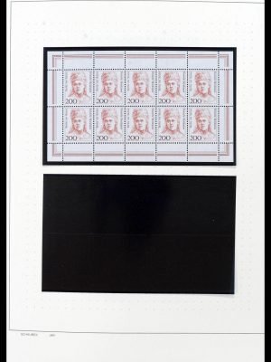 38556 Bundespost velletjes van 10 1990-2000.