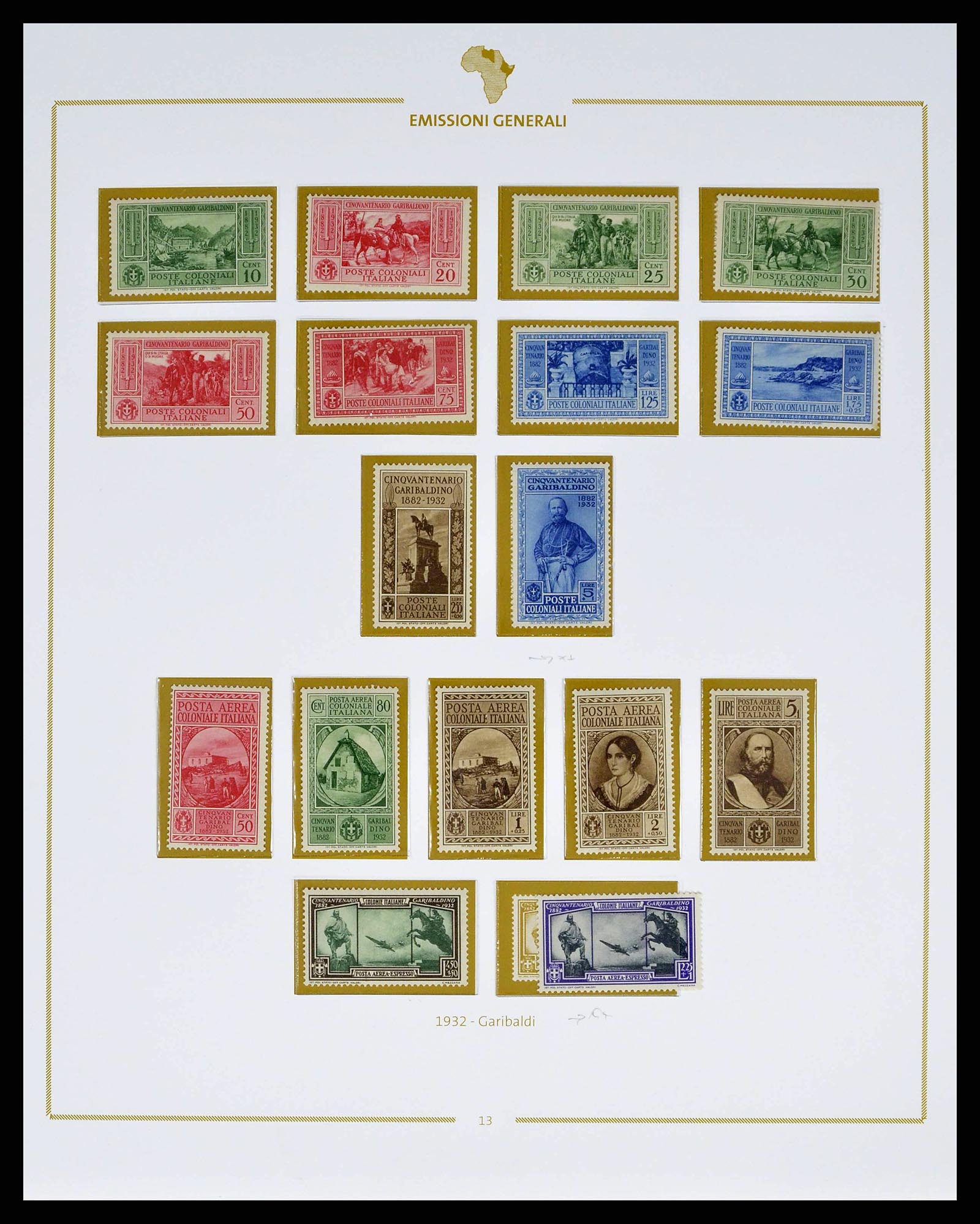 38620 0001 38620 Italiaanse koloniën 1921-1941. - Afbeelding 1