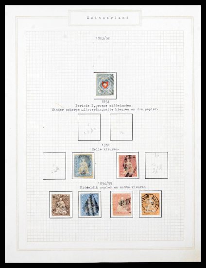 38673 Zwitserland 1854-1991. - Afbeelding 1