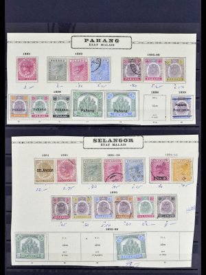 38702 Maleisische Staten 1881-1899.