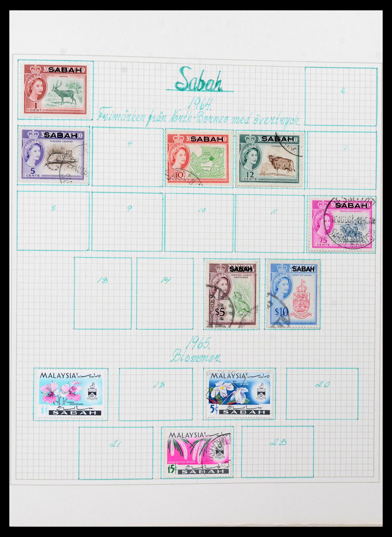 38522 0001 38522 Engelse koloniën 1859-1980. - Afbeelding 1