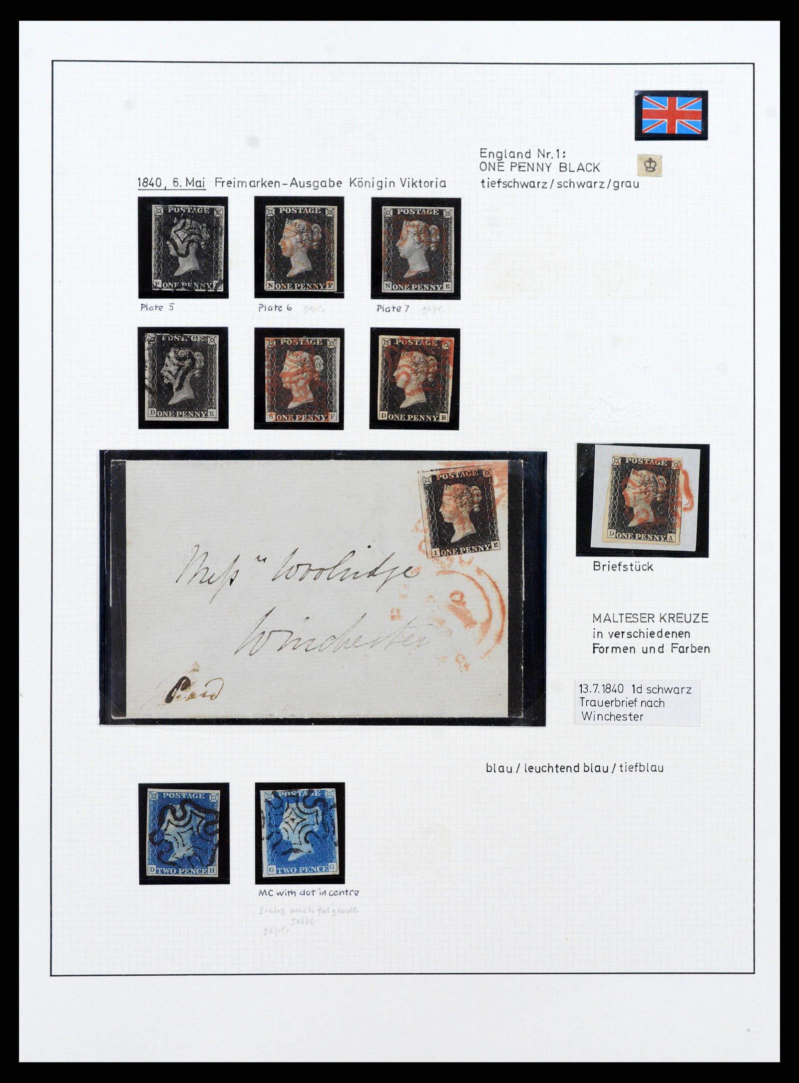 38800 0002 38800 Engeland 1840-1900. - Afbeelding 1