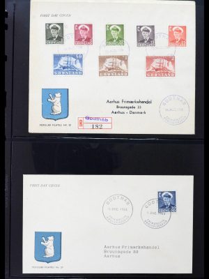 38824 Groenland FDC's 1950-2017.
