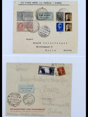 38872 Italië luchtpost brieven 1930-1943.