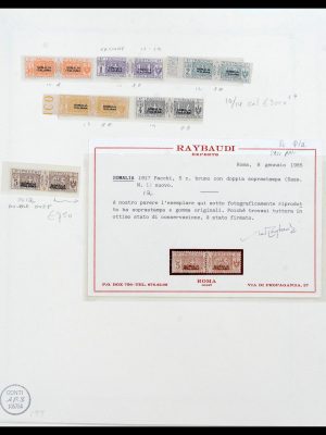 39010 Somalië pakketpost compleet (!!) 1917-1950.
