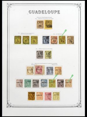 39081 Guadeloupe speciaalverzameling 1878-1947.