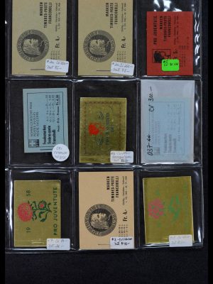 39091 Zwitserland postzegelboekjes 1953-2005.