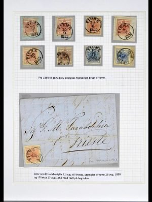 39100 Fiume tentoonstellings verzameling 1850-1945.