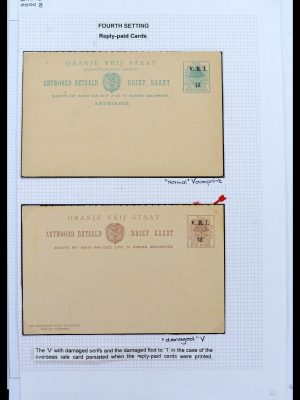 39127 Oranje Vrijstaat postwaardestukken 1885-1913.