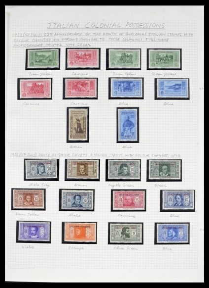 39062 Italiaanse koloniën algemene uitgaven 1932-1934. - Afbeelding 1