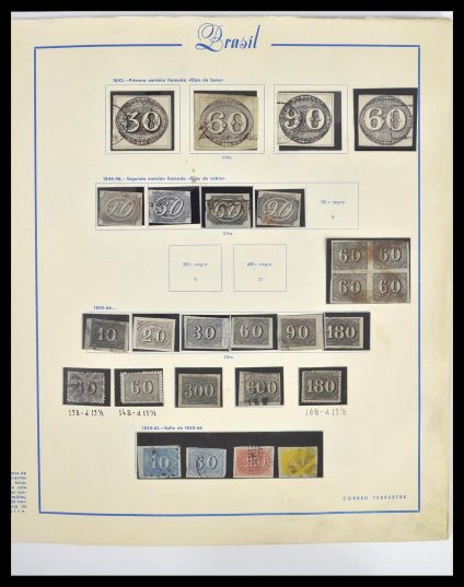 39245 Brazilië 1843-1968. - Afbeelding 1