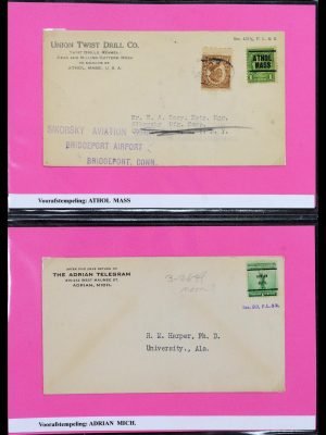 39262 USA voorafstempelingen op brief 1930-1960.