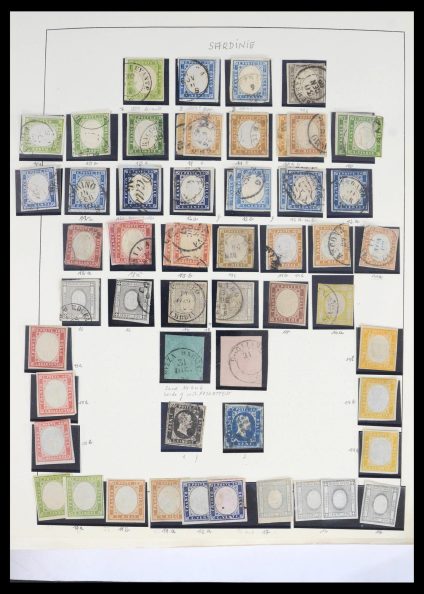 39380 Italië en gebieden 1852-1972. - Afbeelding 1