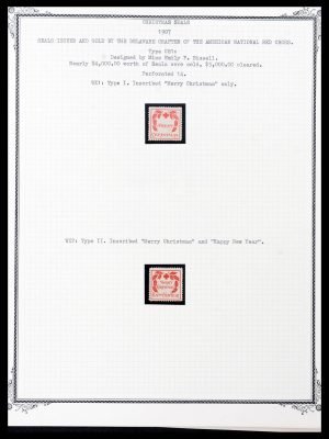 39489 USA kerstzegels 1907-1973.