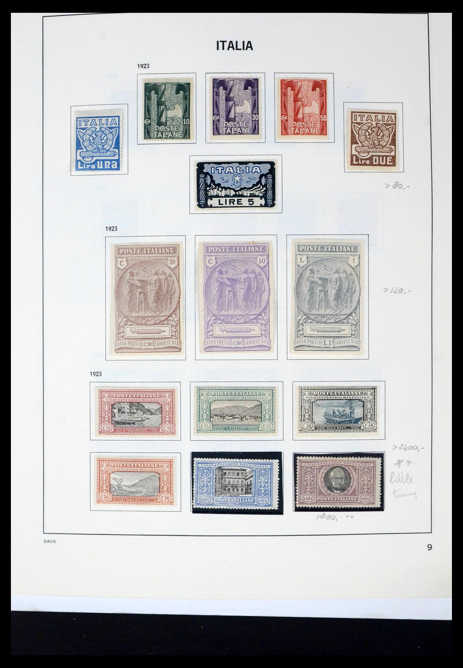 39604 0009 39604 Italië 1862-1983. - Afbeelding 1