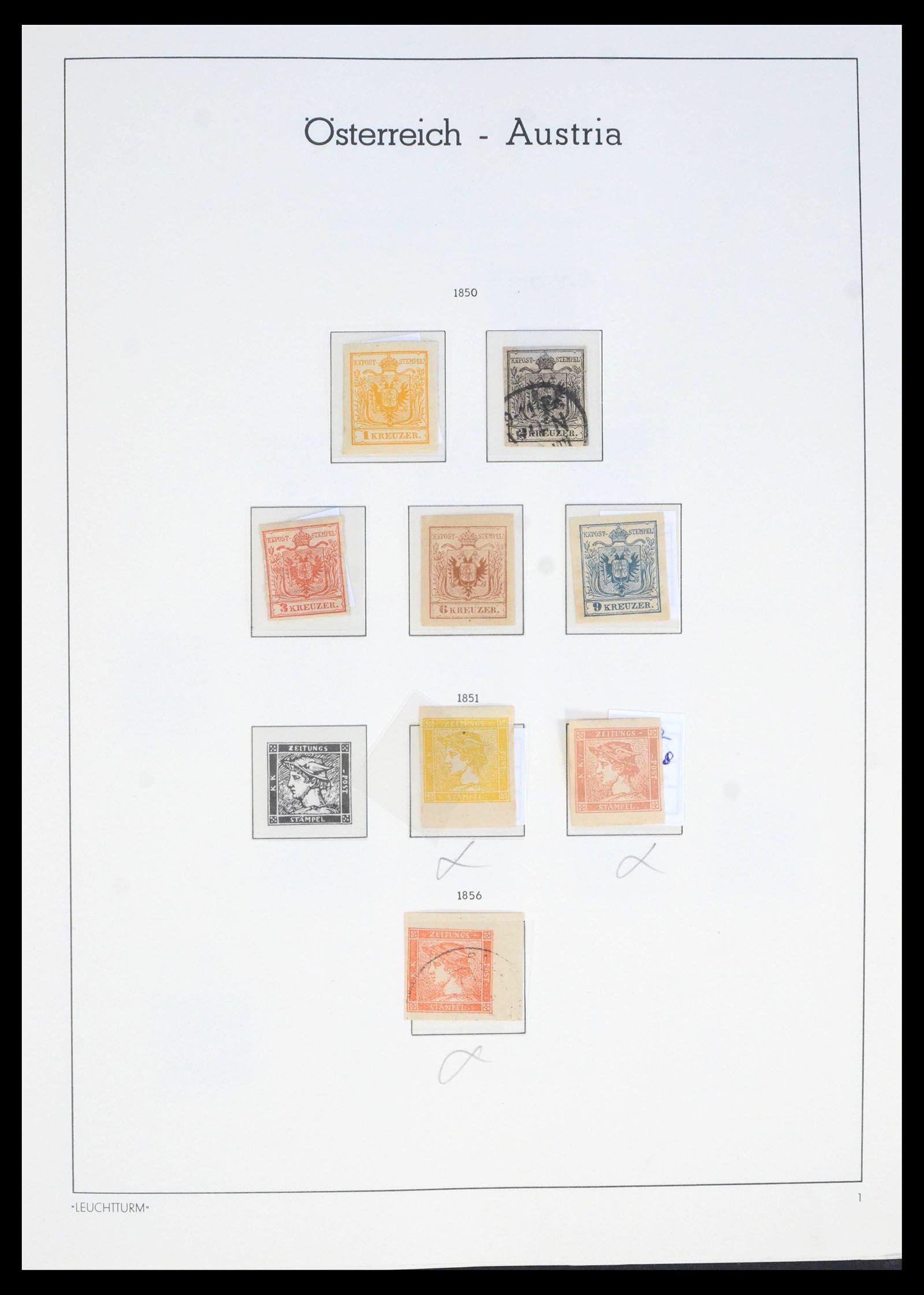 39902 0001 39902 Oostenrijk 1850-1987. - Afbeelding 1