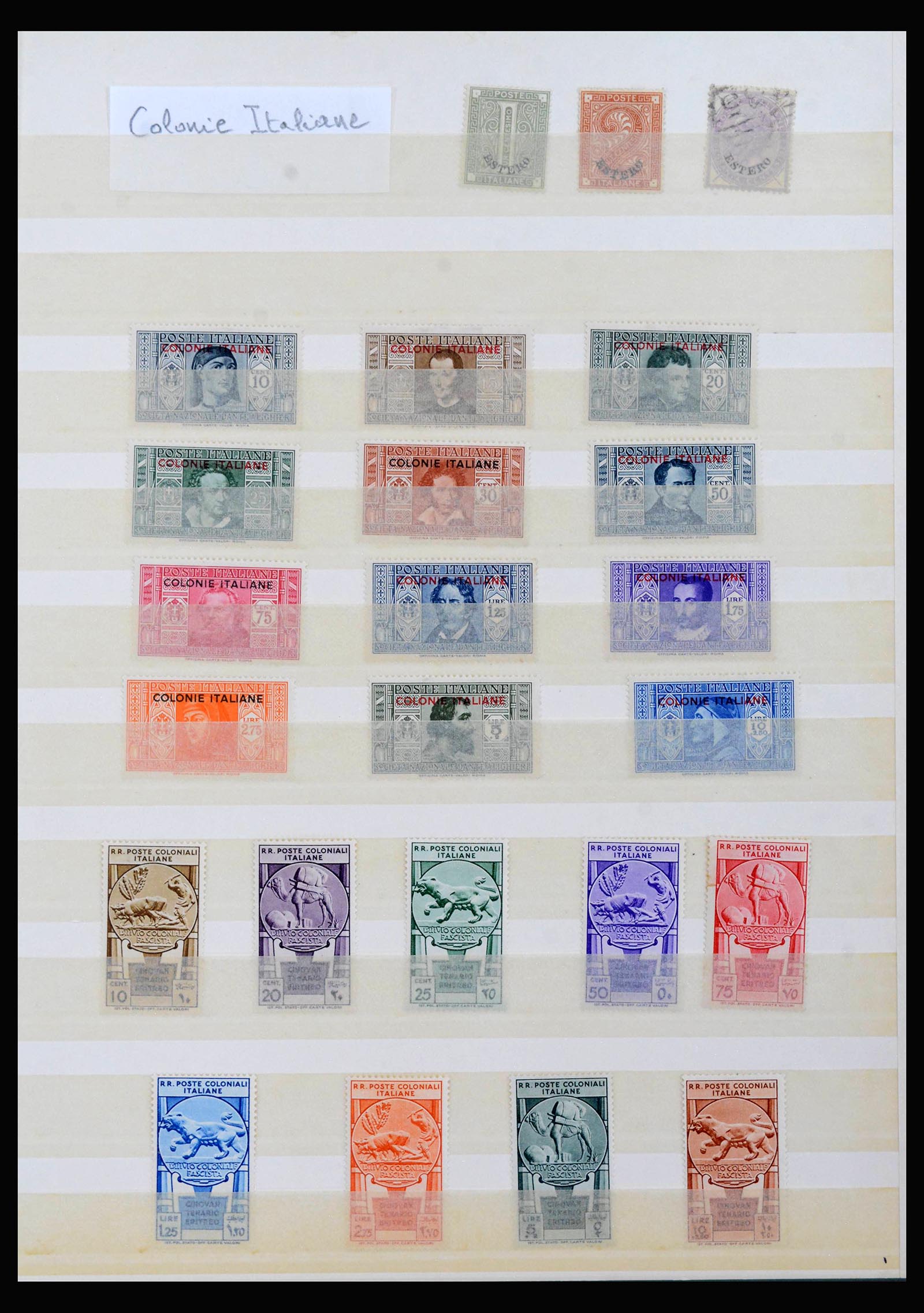 39923 0001 39923 Italiaanse gebieden en koloniën 1893-1953. - Afbeelding 1
