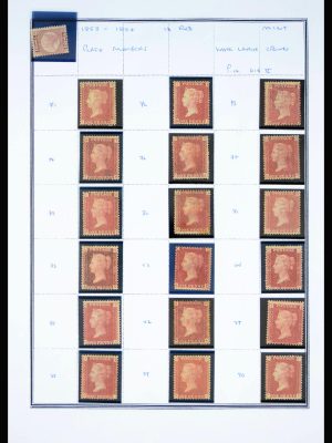40008 Engeland penny reds 1858-1864.