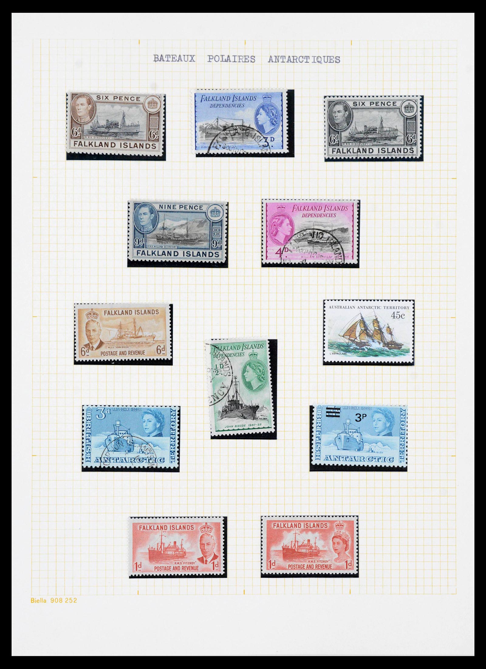 40018 0001 40018 Antarctica 1940-1990. - Afbeelding 1